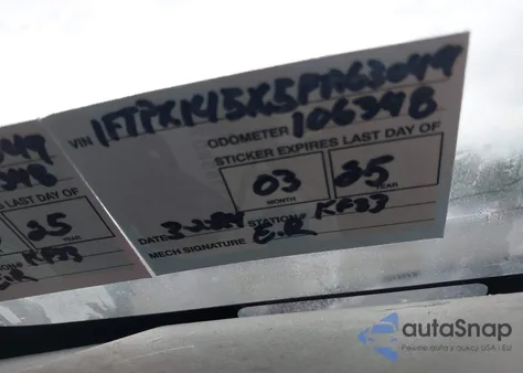 2005 Ford F-150 Fx4/Lariat/Xl/Xlt z USA, uszkodzony, nr VIN 1FTPX145X5FA63049